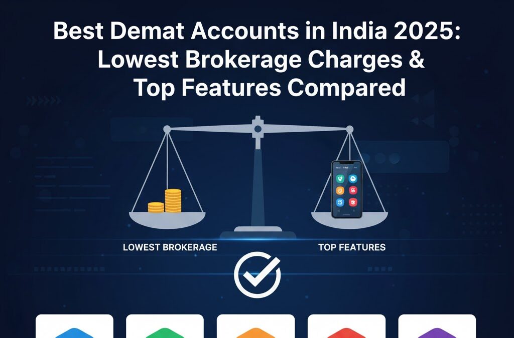 Best Demat Accounts in India 2025: Lowest Brokerage Charges & Top Features Compared